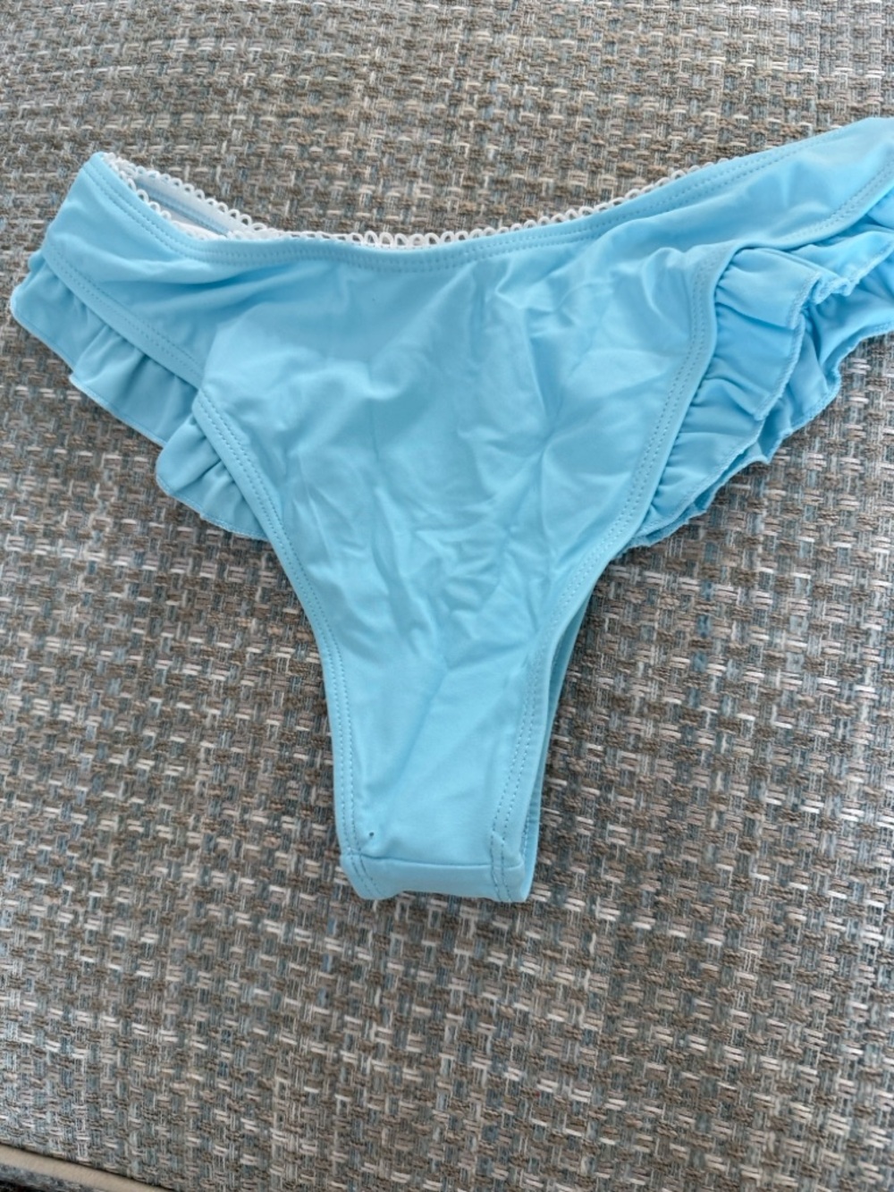 Light Blue Ruffle Bikini Set by - Picture 5 of 8